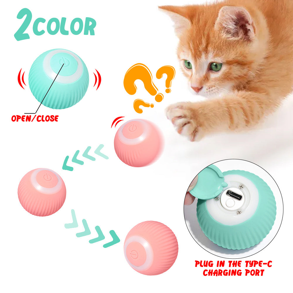 Smart Rolling Ball – Interactive Motion Toy for Cats and Kittens