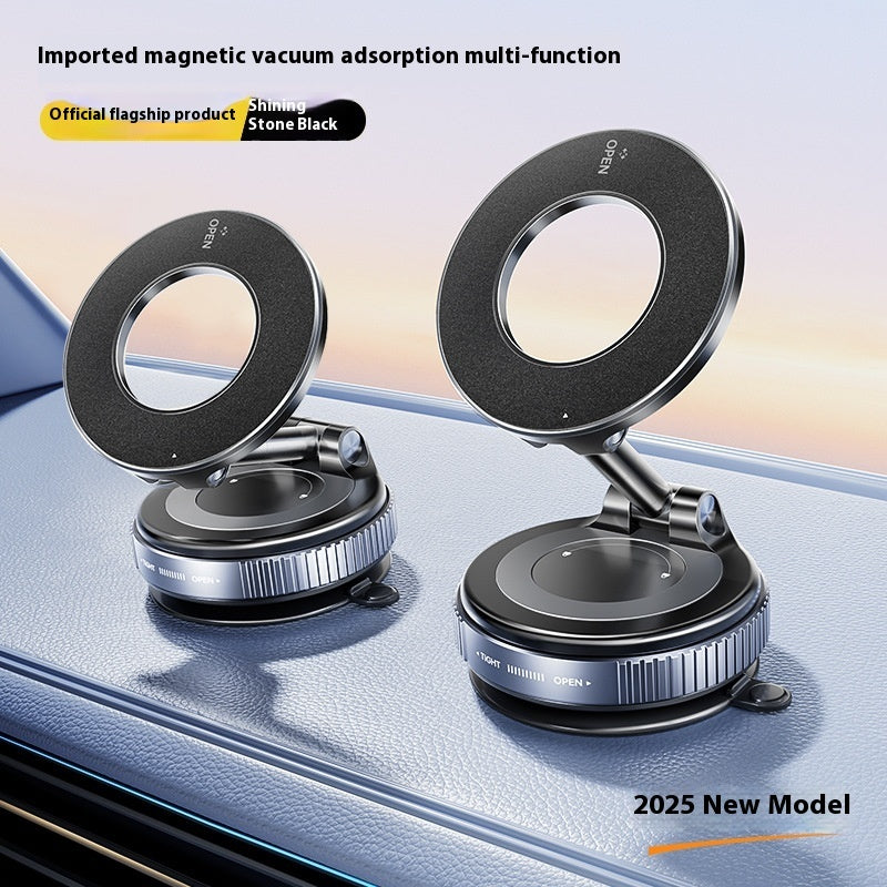 Magnetic Phone Holder – Foldable Dashboard Suction Mount