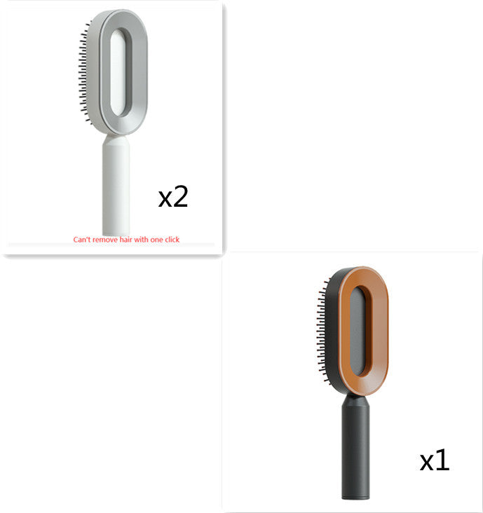 Self-Cleaning Hair Brush – Anti-Static and Scalp-Friendly Design