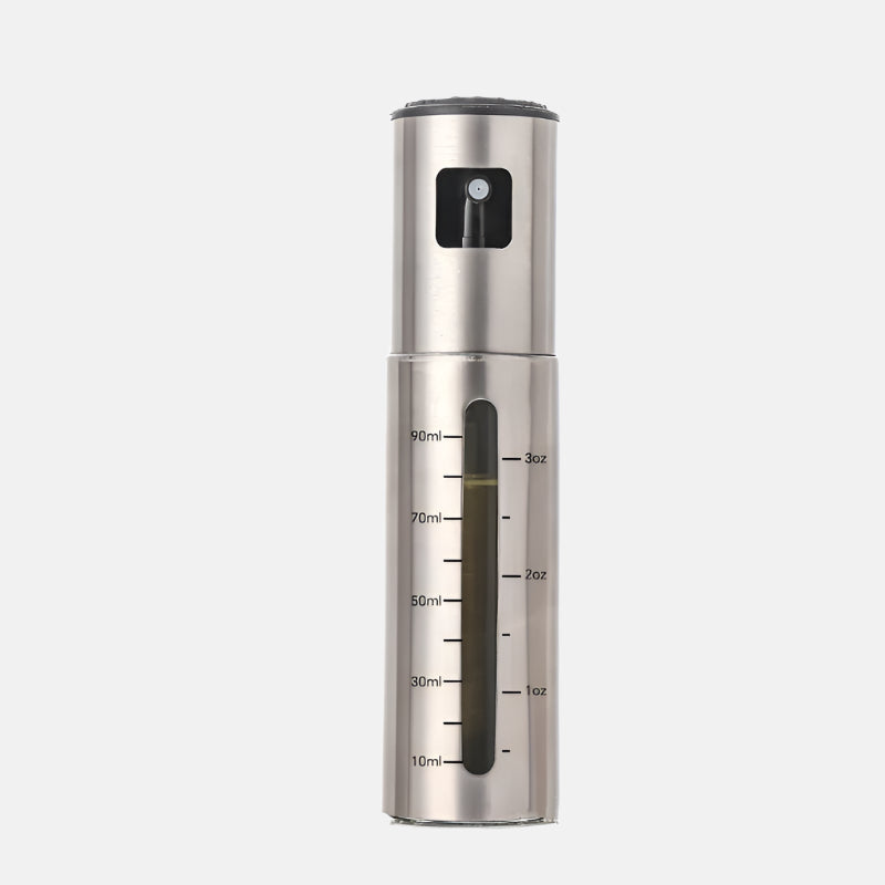Stainless Steel Oil Sprayer – 100ml Pump Dispenser for Cooking and BBQ