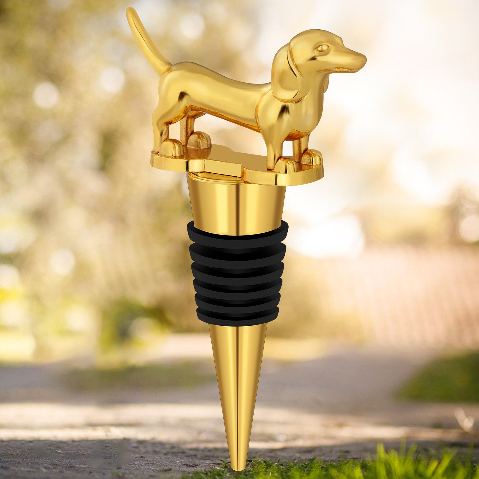 Dachshund Wine Stopper – Cute Gift for Dog and Wine Lovers