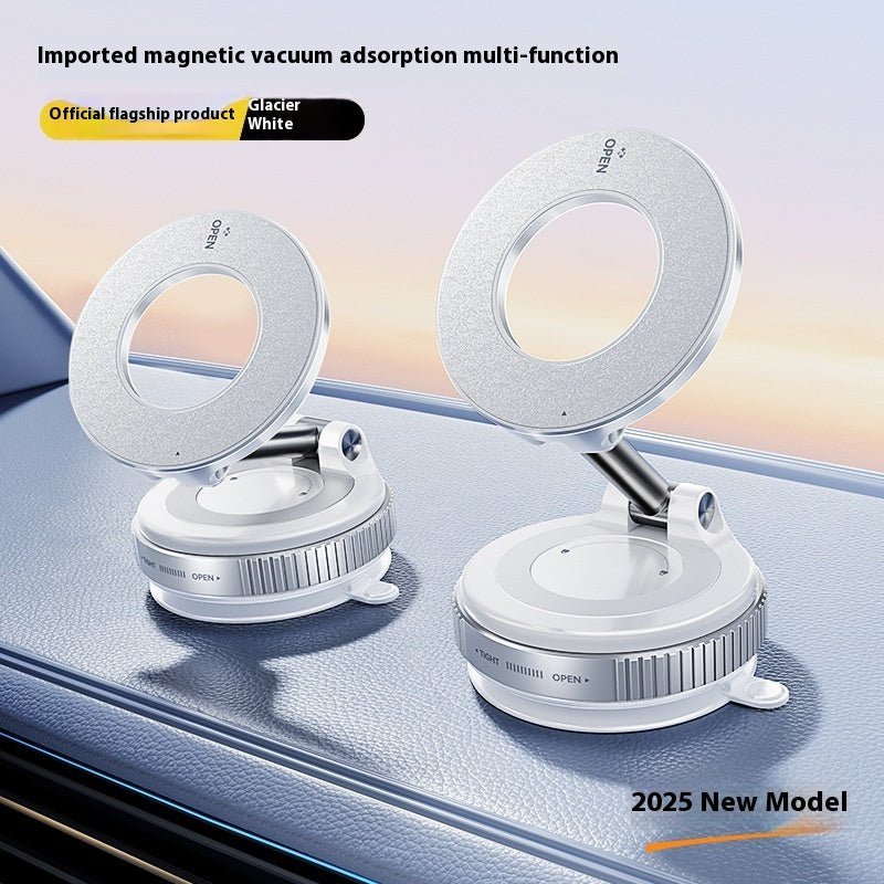 Magnetic Phone Holder – Foldable Dashboard Suction Mount