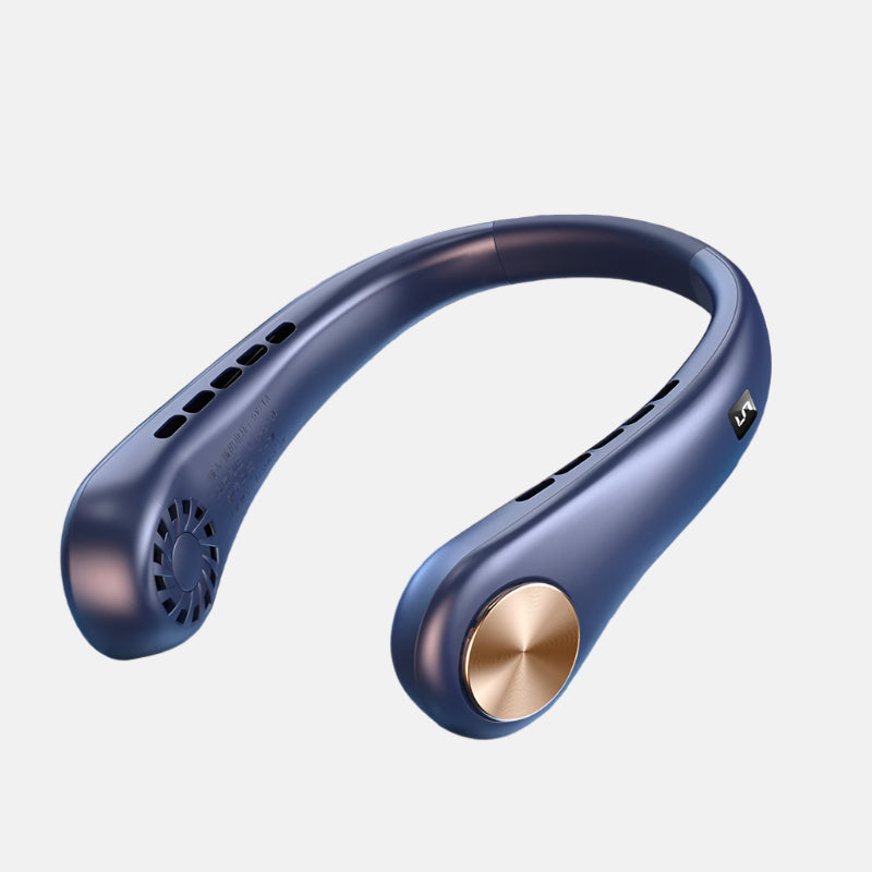 Bladeless Neck Fan – Hands-Free and Rechargeable Cooling