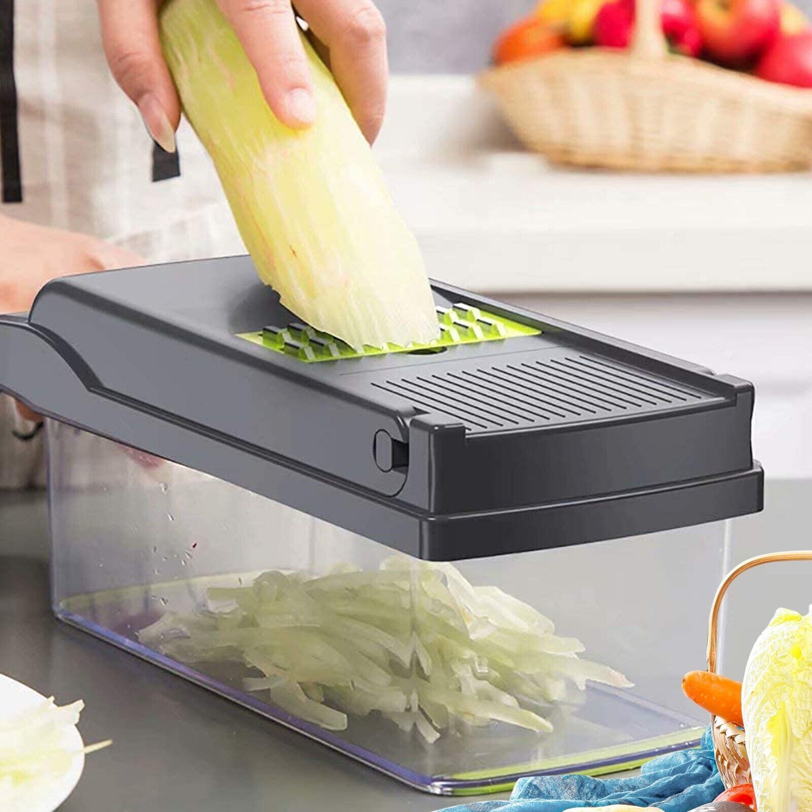 15-in-1 Vegetable Slicer Set – Grater, Cutter and Separator