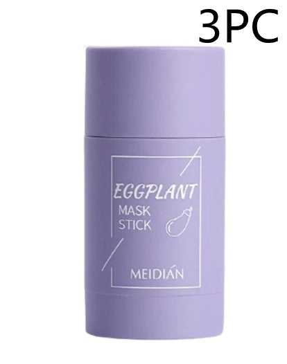 Green Tea and Eggplant Clay Mask – Deep Cleanse and Acne Control