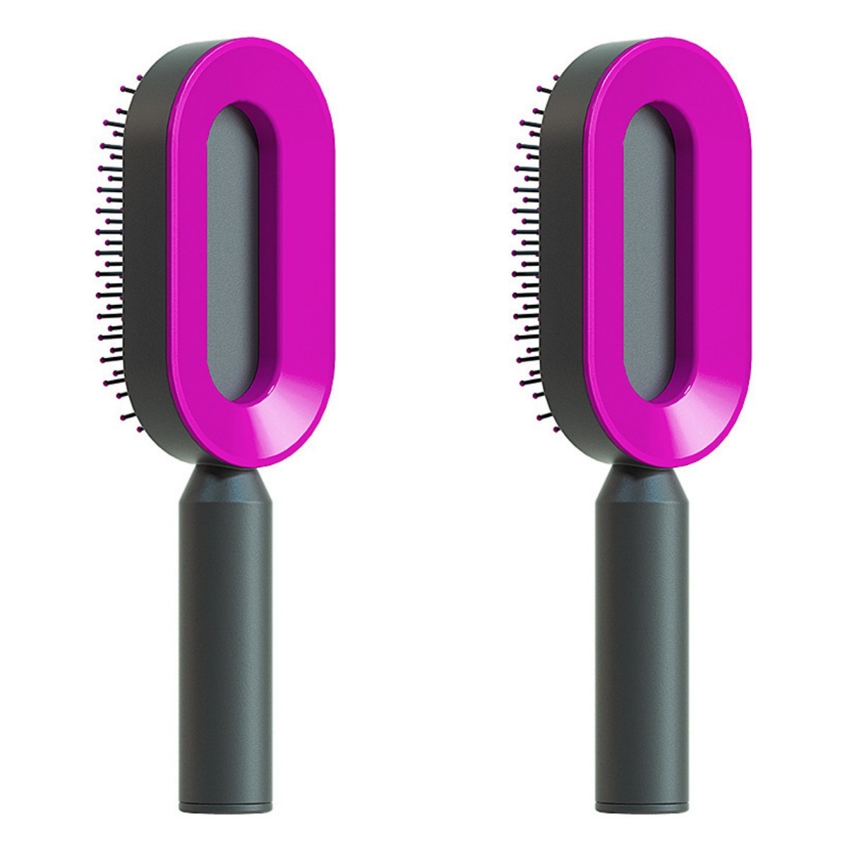 Self-Cleaning Hair Brush – Anti-Static and Scalp-Friendly Design