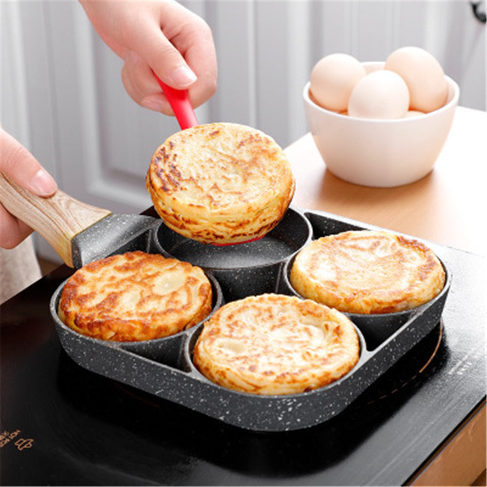 4-Hole Frying Pan – Non-Stick Cooker for Quick Breakfasts