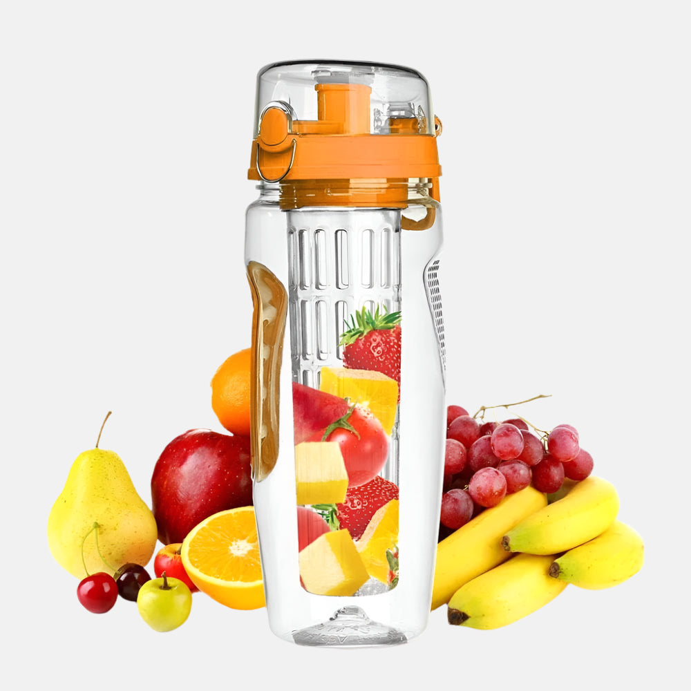 Fruit Infuser Water Bottle – 32oz Leakproof and BPA-Free