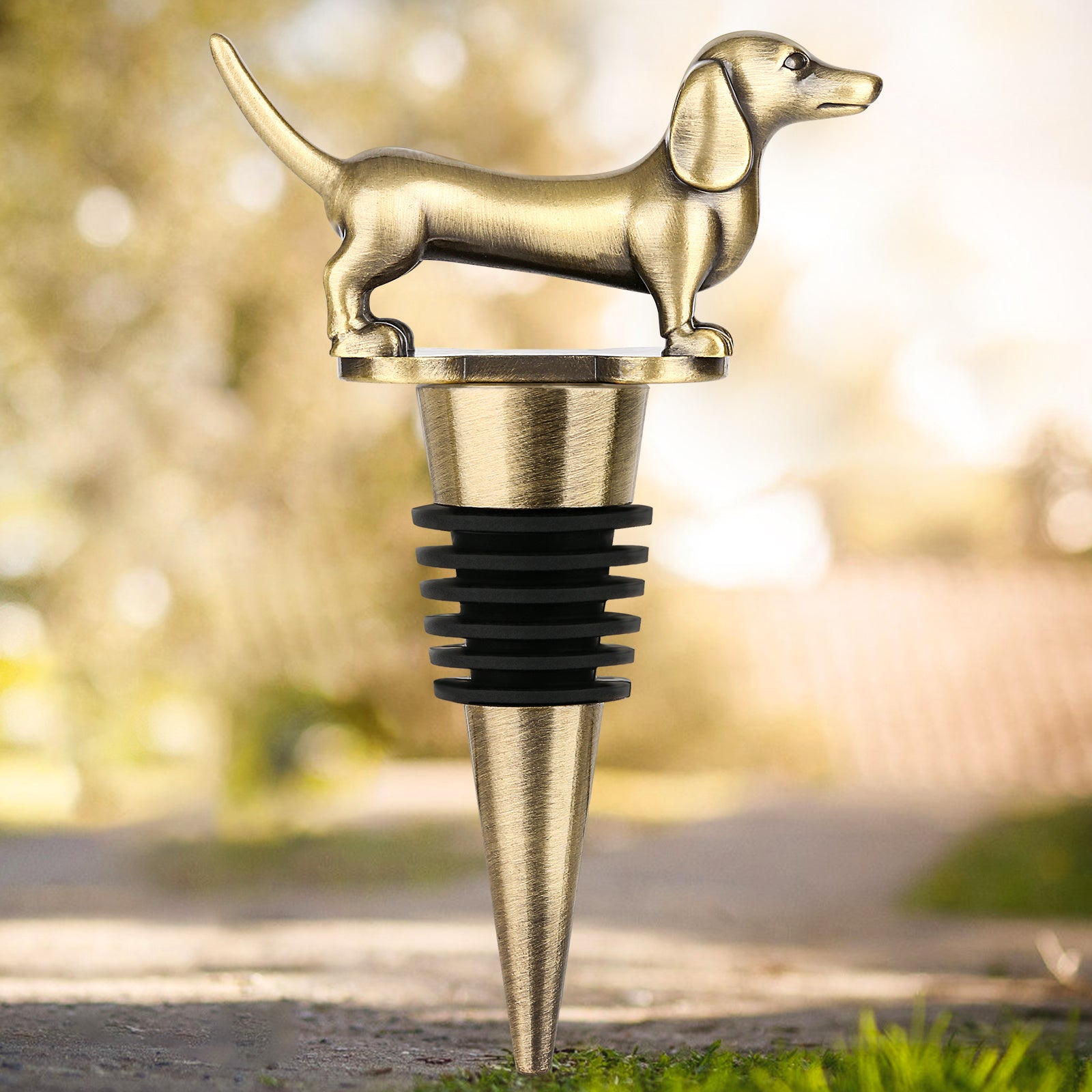 Dachshund Wine Stopper – Cute Gift for Dog and Wine Lovers