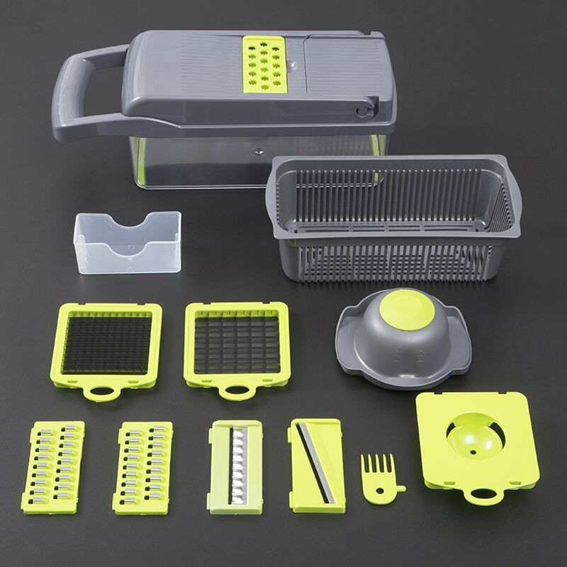 7-in-1 Vegetable Cutter – Slice, Dice and Spiralize with Ease