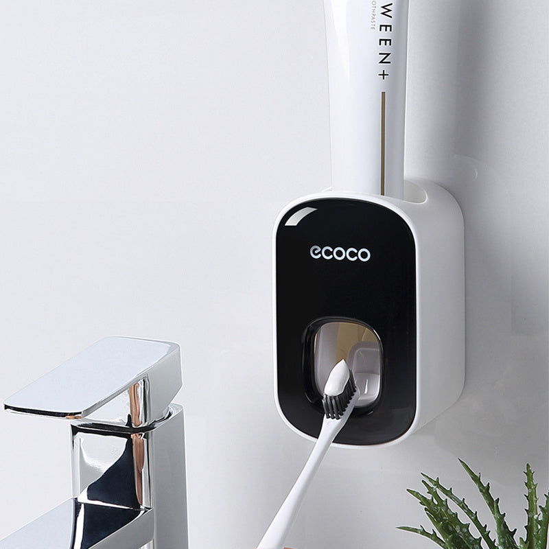 Toothpaste Holder Set – Wall Mount with Dispenser and Storage Cups