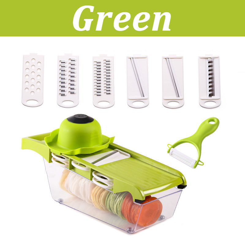 7-in-1 Vegetable Cutter – Slice, Dice and Spiralize with Ease
