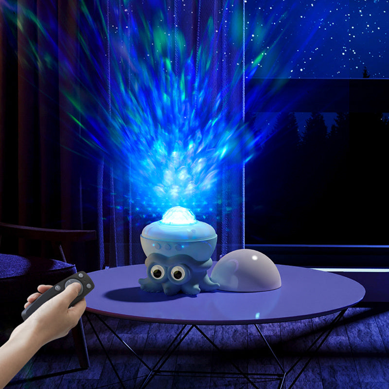 Octopus Projection Night Light – Ocean-Themed with Bluetooth Music