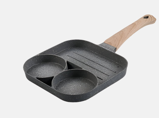 4-Hole Frying Pan – Non-Stick Cooker for Quick Breakfasts