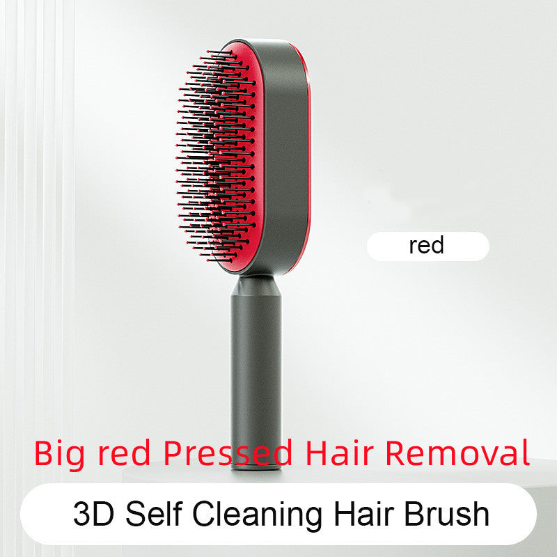 Self-Cleaning Hair Brush – Anti-Static and Scalp-Friendly Design