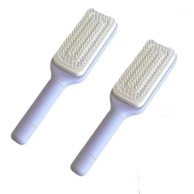 4-in-1 Self-Cleaning Hair Brush – Smooth and Tangle-Free