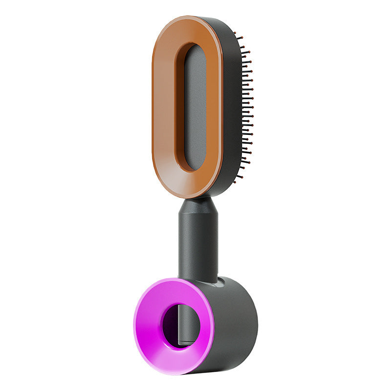 Self-Cleaning Hair Brush – Anti-Static and Scalp-Friendly Design