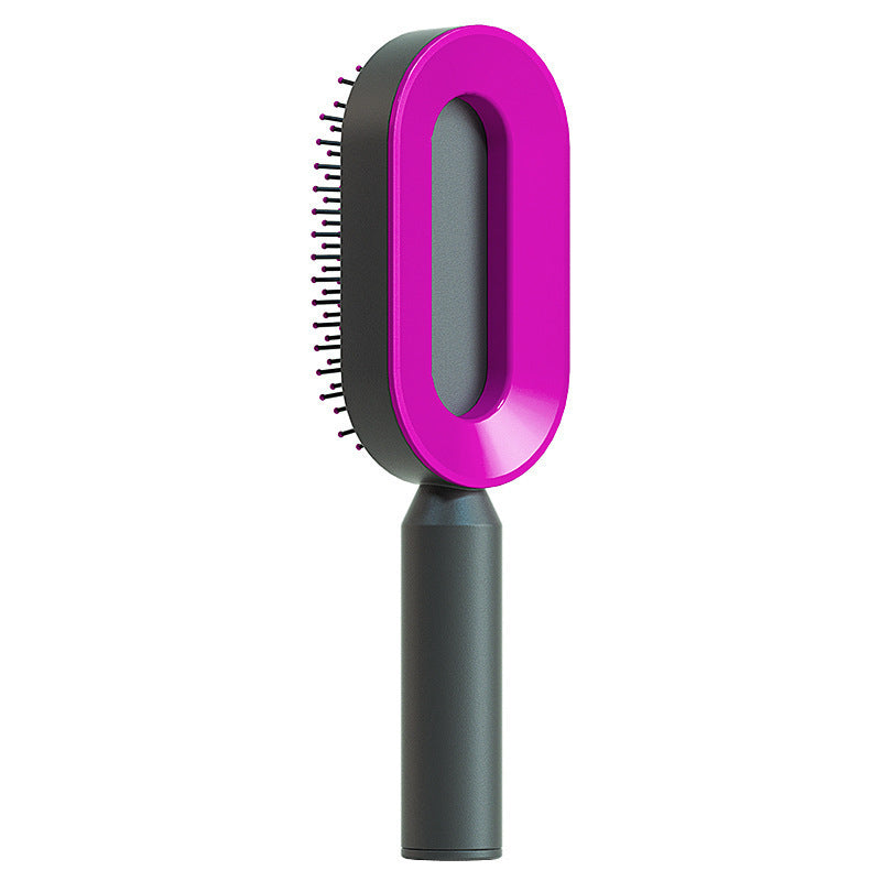 Self-Cleaning Hair Brush – Anti-Static and Scalp-Friendly Design