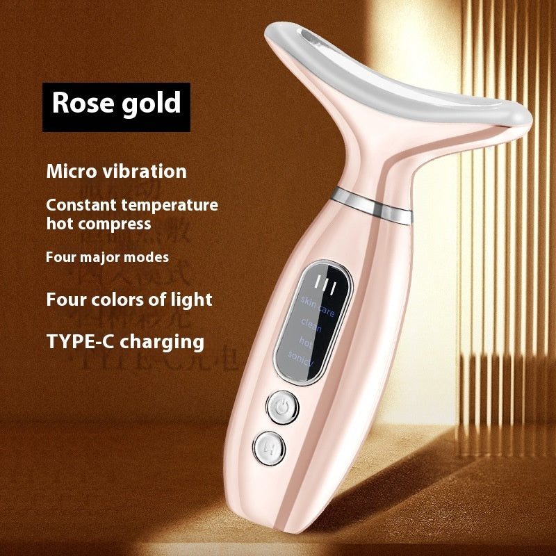 Neck and V-Face Lifting Device – LED Light Massage Tool