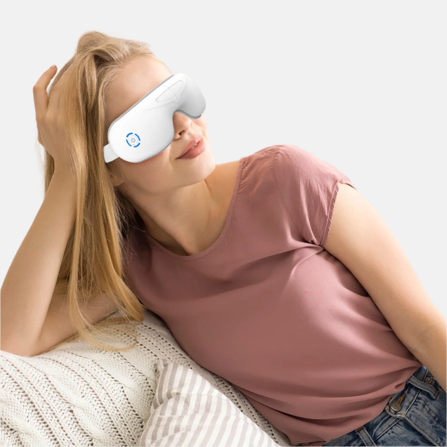 Heated Eye Massager – Relaxation with Air, Vibration and Music